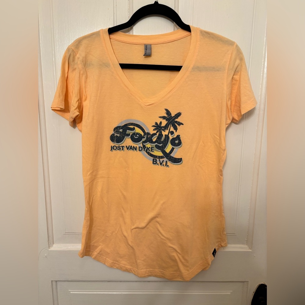 Foxys Van Dyke BVI vneck tshirt small - Picture 2 of 2